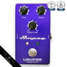 Ampeg Liquifier Analog Chorus Guitar Pedal Effects Blue Japan New