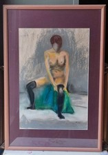 NU FÉMININ PASTEL "LES BAS