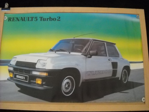 Affiche poster renault turbo - affiche,