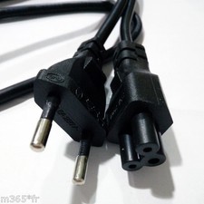 Cordon Cable Alimentation chargeur PC Portable Prise EUROPE 1,2M cable charger