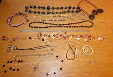 LOT bijoux COLLIER divers STYLE chainette CHAINE vintage Halskette necklace