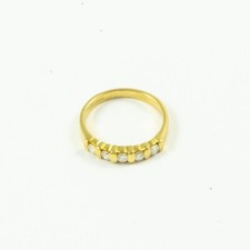 Demi Alliance pour femme en Or