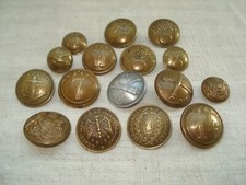 Lot de Boutons Militaires