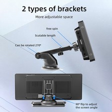 9 pouces radio portable de voiture sans fil 3 pouces avec lecteur MP5 et émette