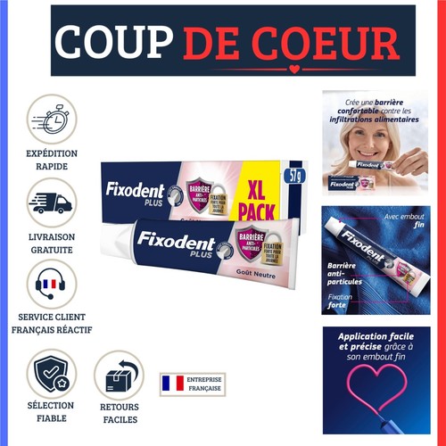 Fixodent crème adhésive - fixodent,