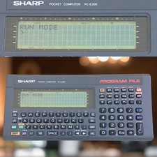 Sharp e200 vintage pocket - sharp, pc-e200