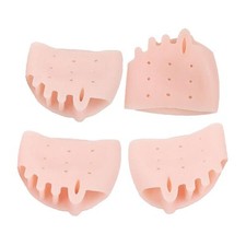4x Gel Hallux Valgus Oignon Correcteur Espaceurs d'orteils Séparateurs