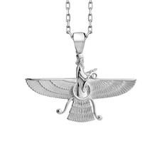 Symbole Faravahar dans collier