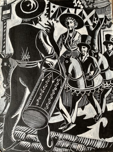 Dessin ancien art deco 1930 - deco,