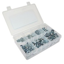 ECROU 6 PANS NYLSTOP-FREIN  M3 - M4 - M5 - M6 - M8 - M10 - M12  (ASSORTIMENT) 