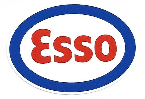 Esso sticker vinyle laminé - vinyle,