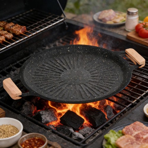 Barbecue poêle steak - barbecue,, à