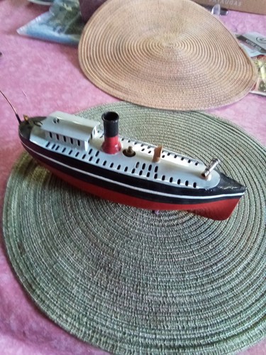 Jouet ancien bateau tôle a - ancien,