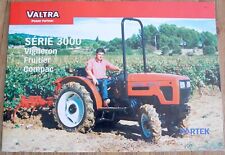 BROCHURE PROSPECTUS TRACTEUR VALTRA SERIE 3000 VIGNERON FRUITIER COMPAC PROSPEKT