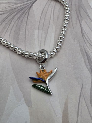 Breloque pendentif fleur - breloque,