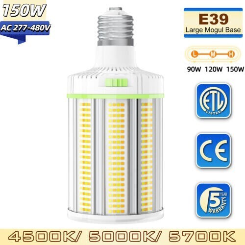 150w led corn light bulb - 150w, e39