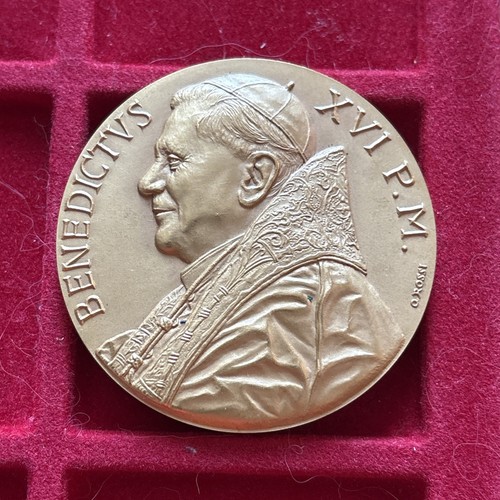 Médaille vatican pape - pape, benoît
