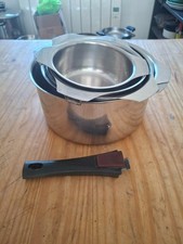 5 casseroles inox cuivre 18-10