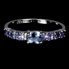 925 Bague en Argent Ovale