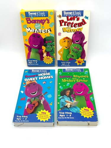 Vintage barney vhs lot - lot, 4
