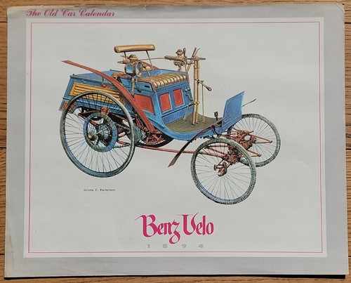 Antique 1894 benz velo car - 1894,
