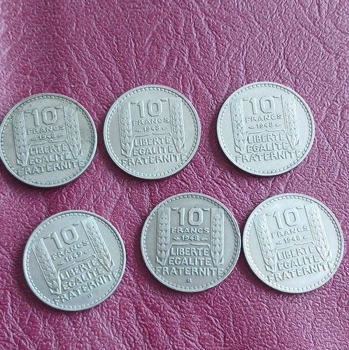 France lot pièces - 6, 10