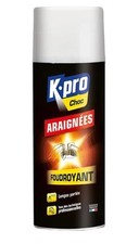 Insecticide foudroyant aérosol longue portée anti araignées 400ml KAPO