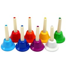 8 Note Hand bells, Colorful