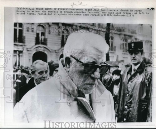 1971 press photo actor - 1971, jean
