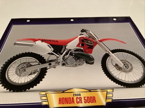 Honda cr500r cross 2000 - honda,