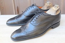 CHAUSSURE SANTONI RICHELIEU BOUT FLEURI 9,5 F 43,5 TRES BON ETAT MEN'S SHOES