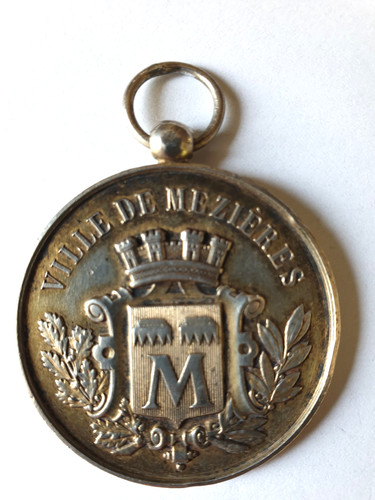 Médaille ville mezières - de,