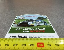 PETITE PLAQUE PVC RALLY VAN