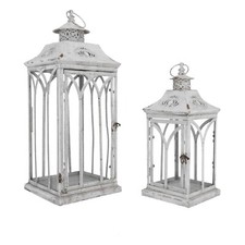 Lot De Deux Lanternes en Fer