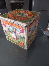 Boite Ancienne Publicitaire Biscuiterie Jeannette Calvados Normandie