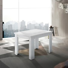 Table extensible blanche au