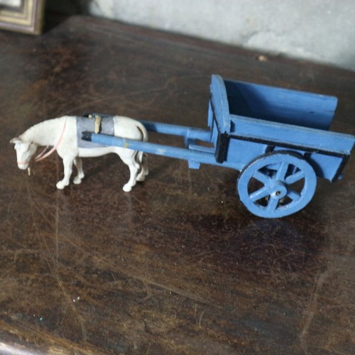 Ancien jouet artisanal cheval - ancien,