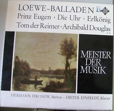 Hermann FIRCHOW (- Dieter EINFELDT) singt LOEWE-Balladen - Telefunken SMT 1061