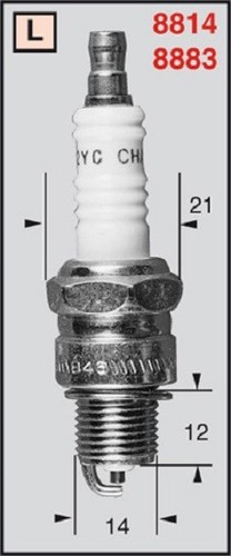 Peugeot bb3k champion l86c - 50,