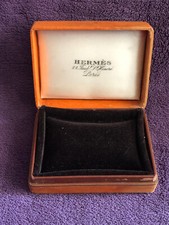 Vintage : ancienne boite de bijoux Hermès - authentique -