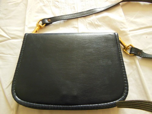 Ancien sac main bleu - ancien,