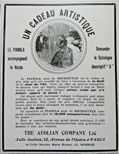 Publicité presse 1907 le - presse,