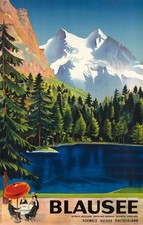 AFFICHE POSTER Berner Oberland