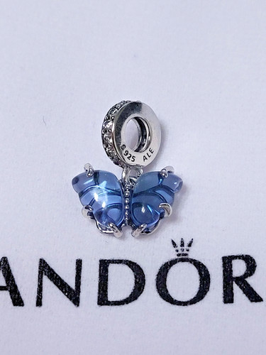 Charm pandora verre murano - de,