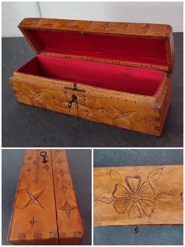 Ancien jolie boîte gants - jolie,