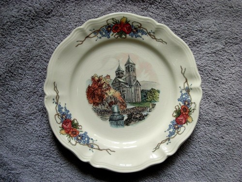 Bel assiette plate ancien d - bel,