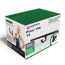 Attelage pour VW T5 09- démontable avec outil Westfalia + Faisceau sp. 7 broches