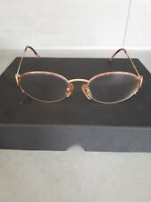 Lunettes femme vintage Christian Dior 2811 métal rouge or 