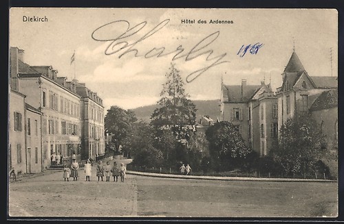 Cpa diekirch hôtel - diekirch,, des