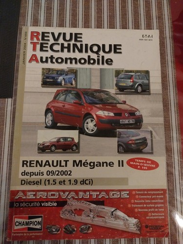 Revue technique renault megane - revue,